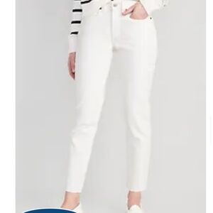 Cropped straight jeans